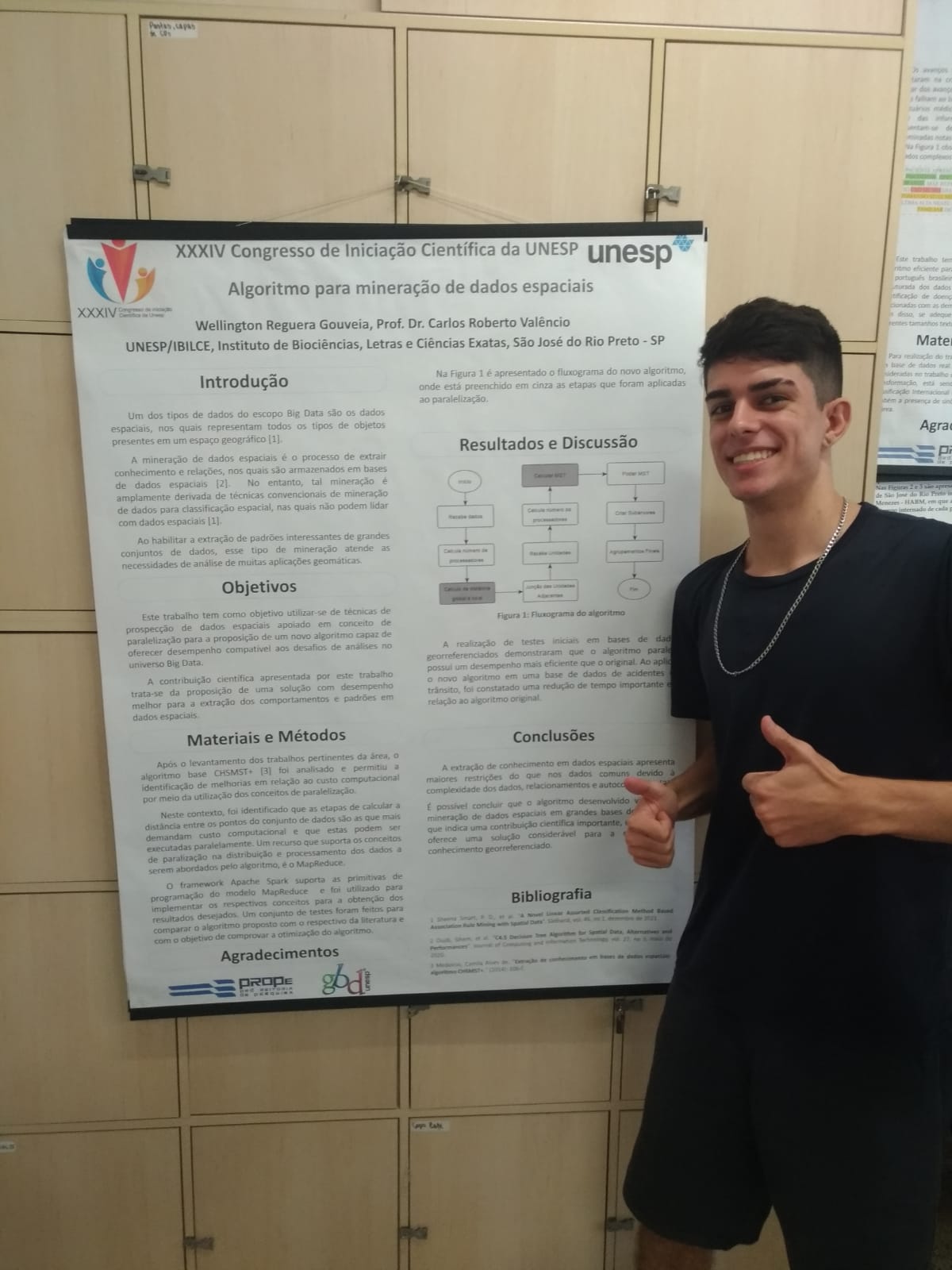 Foto 1 da notícia de título: Membros do GBD apresentam seus trabalhos no 34º Congresso científico – UNESP/ IBILCE , no portal do Grupo de Banco de Dados (GBD) - UNESP/IBILCE - São José do Rio Preto