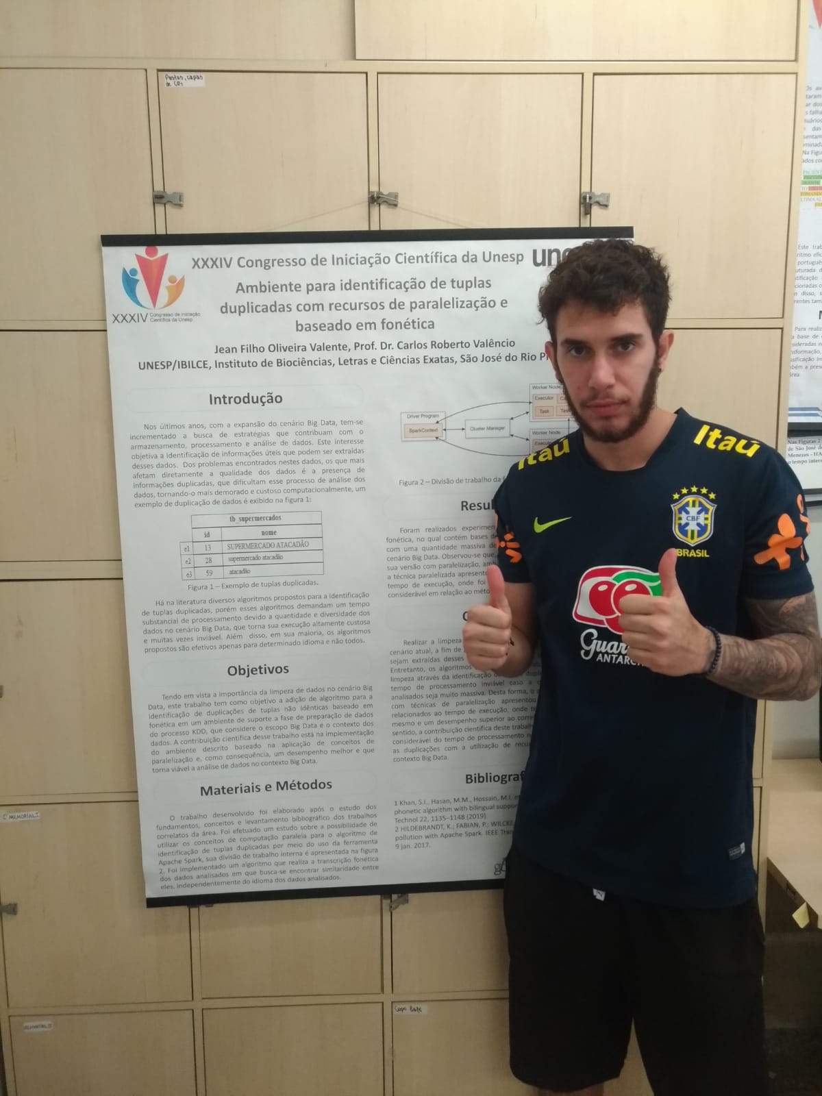 Foto 3 da notícia de título: Membros do GBD apresentam seus trabalhos no 34º Congresso científico – UNESP/ IBILCE , no portal do Grupo de Banco de Dados (GBD) - UNESP/IBILCE - São José do Rio Preto